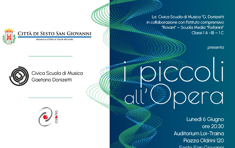 I Piccoli all’Opera | Civica Scuola di Musica