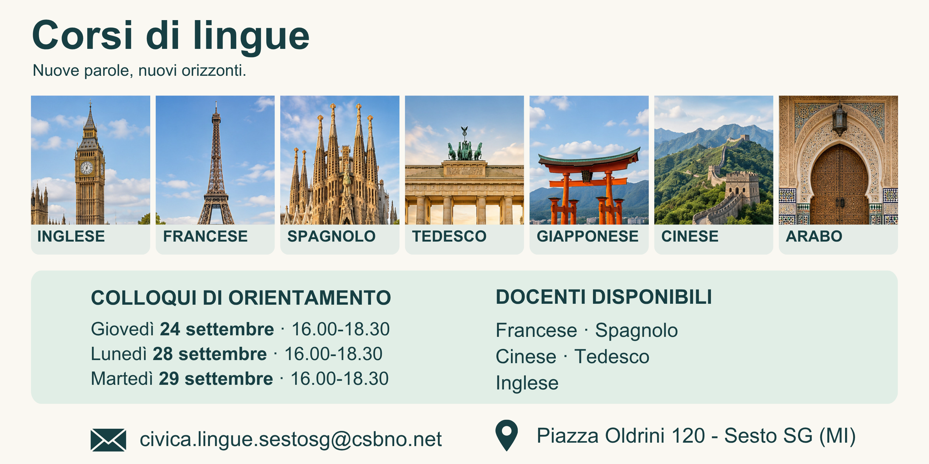 scuola civica di lingue sesto san giovanni